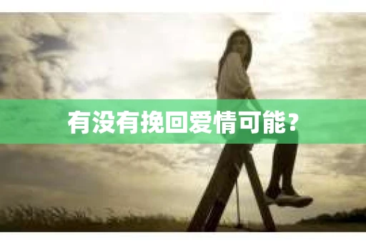 有没有挽回爱情可能？