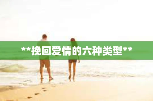 **挽回爱情的六种类型**