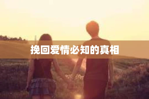 挽回爱情必知的真相