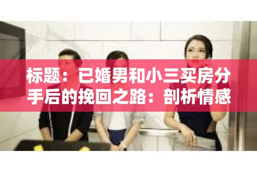 标题：已婚男和小三买房分手后的挽回之路：剖析情感纠葛与法律边界