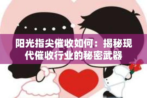 阳光指尖催收如何：揭秘现代催收行业的秘密武器