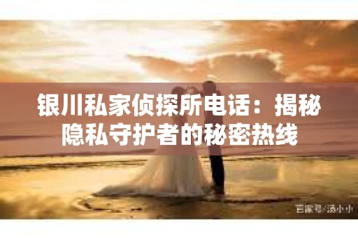 银川私家侦探所电话：揭秘隐私守护者的秘密热线