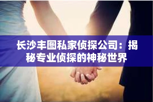 长沙丰图私家侦探公司：揭秘专业侦探的神秘世界