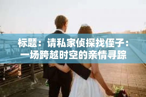 标题：请私家侦探找侄子：一场跨越时空的亲情寻踪